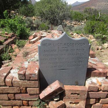 TOIT Susara Maria, du nee VAN STRAATEN -1868 