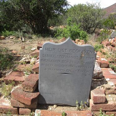 TOIT Daniel Stephanus, du -1880