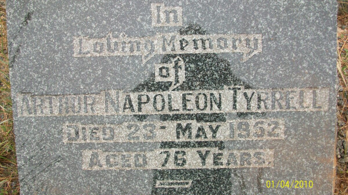 TYRRELL Arthur Napoleon -1952