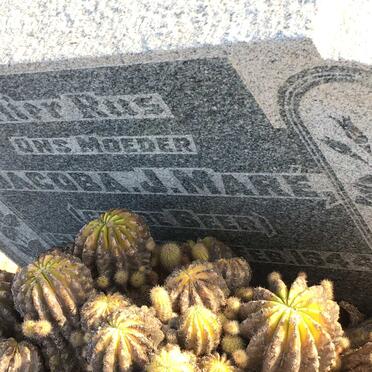 MARE Jacoba J. nee DE BEER -1944