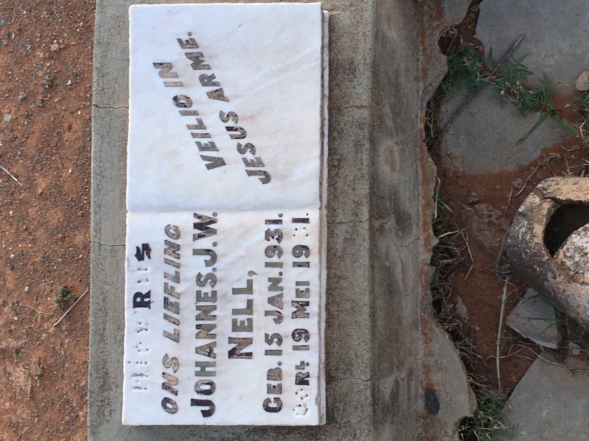 NELL Johannes J.W. 1931-1931