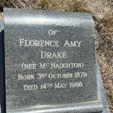 DRAKE Florence Amy nee MCNAUGHTON 1879-1966