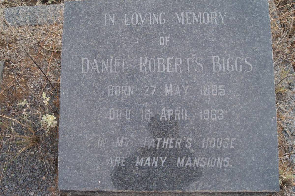 BIGGS Daniel Roberts 1885-1963