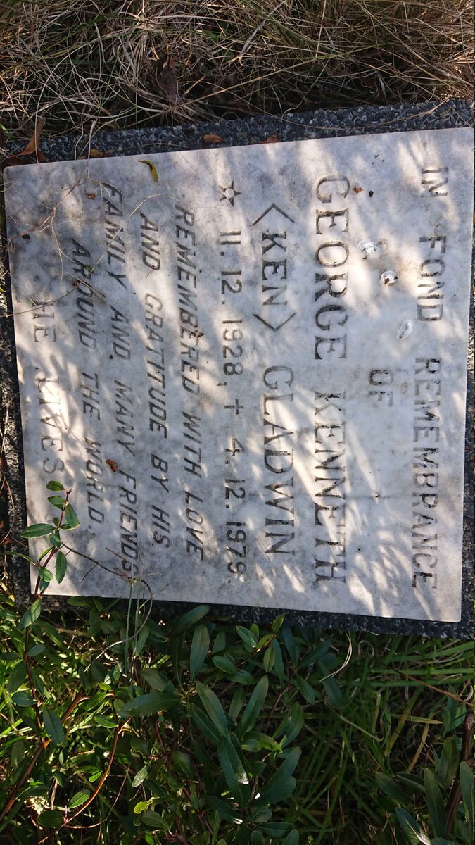 GLADWIN George Kenneth 1928-1979