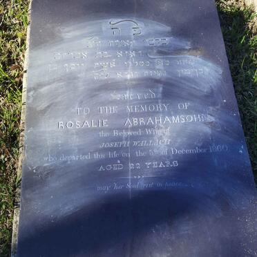 ABRAHAMSOHN Rosalie -1860
