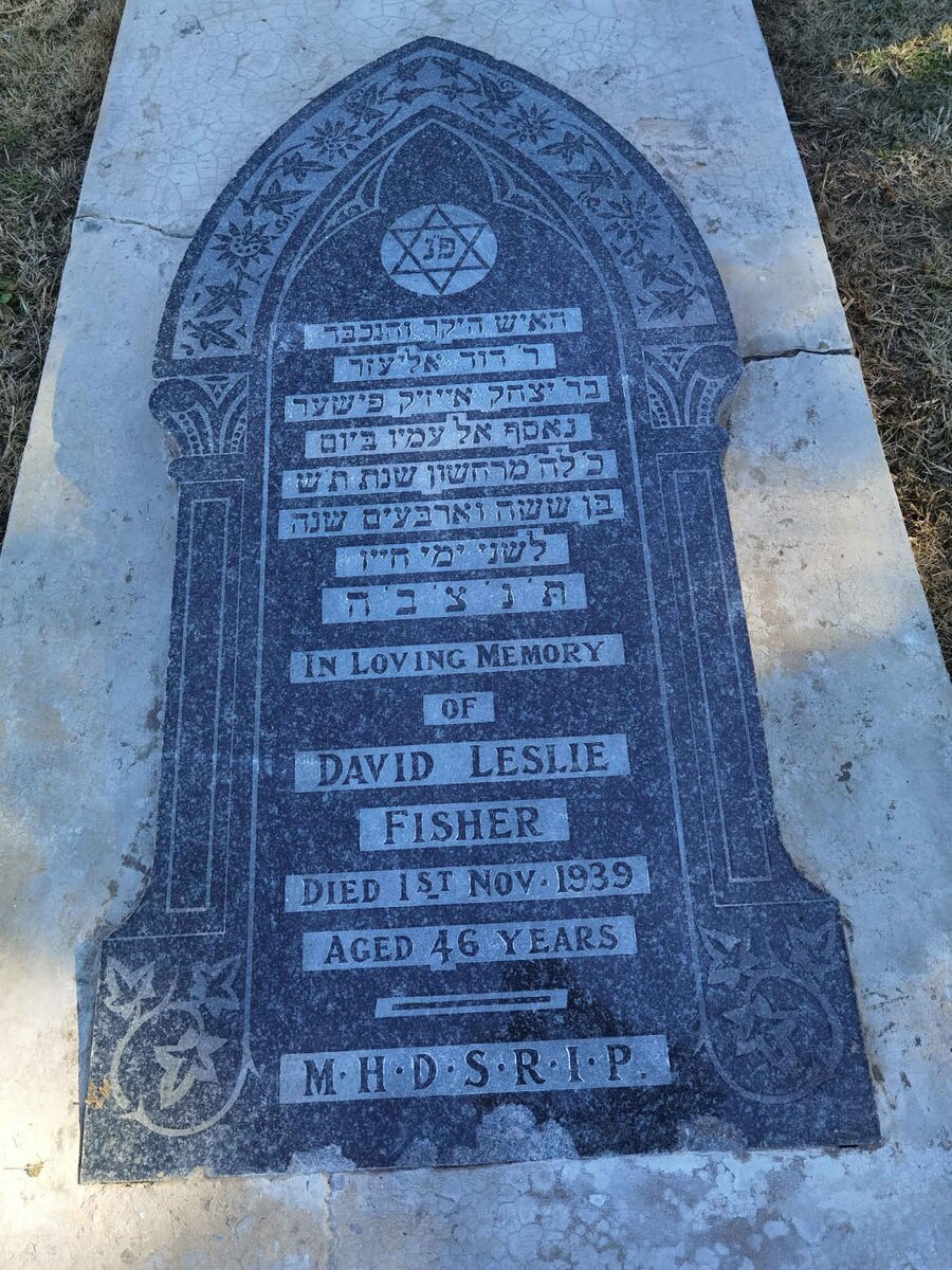 FISHER David Leslie -1939