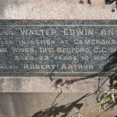 ANSLEY Walter Edwin :: ANSLEY Robert Arthur Christie