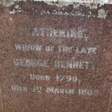 BENNETT Catherine 1790-1868