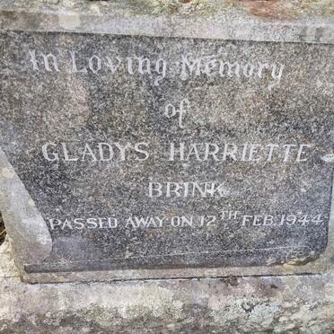 BRINK Gladys Harriette -1944