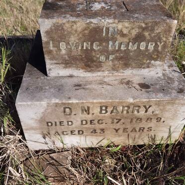 BARRY D.N. -1889
