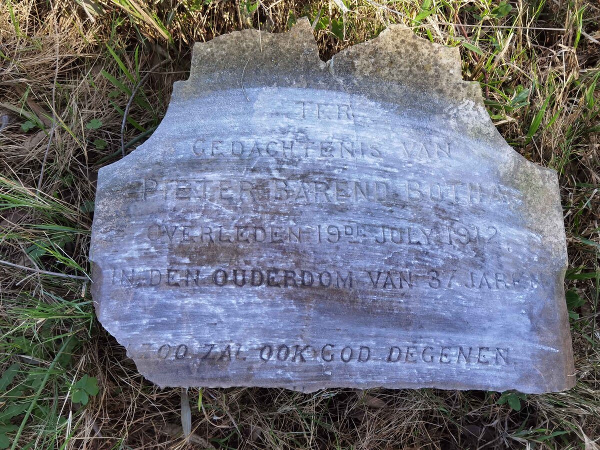 BOTHA Pieter Barend -1912