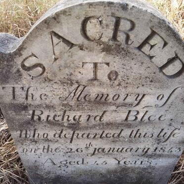 BLEE Richard -1843