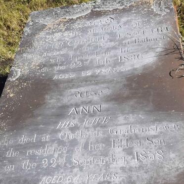 CURRIE Walter -1836 & Ann -1858 _2