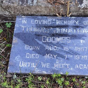 COOMBS Thomas Jonathan 1887-1970