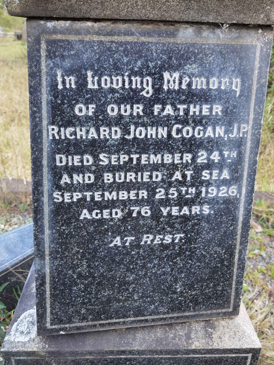 COGAN Richard John -1926