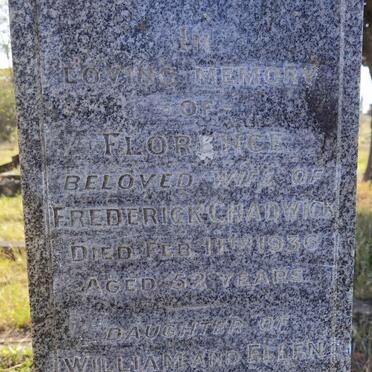 CHADWICK Florence -1936