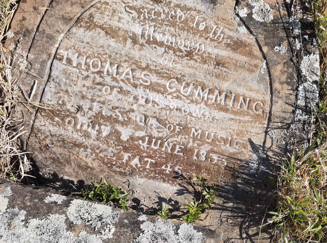 CUMMING Thomas -1833