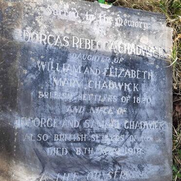 CHADWICK Dorcas Rebecca -1919