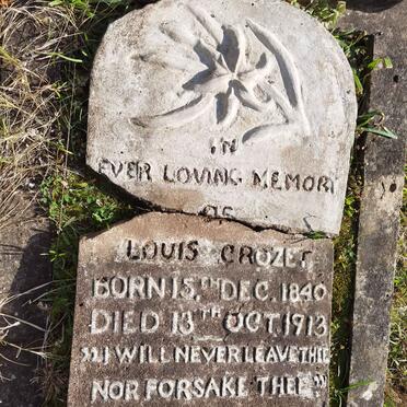 CROZET Louis 1840-1913