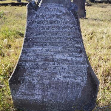 CRUTTWELL Wilson Clement 1840-1861