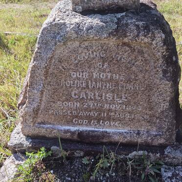 CARLISLE Caroline Ianthe Francis 1843-1920