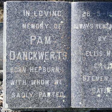 DANCKWERTS Pam nee HEPBURN -1981