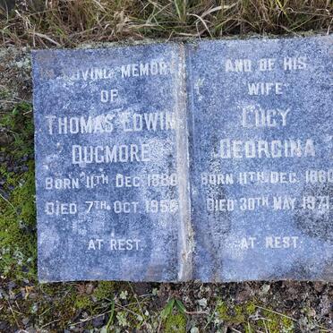 DUGMORE Thomas Edwin 1880-1956 &amp; Lucy Georgina 1880-1971