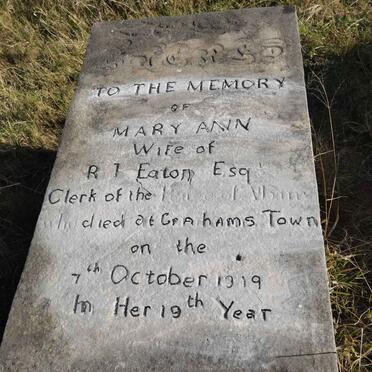EATON Mary Ann -1843