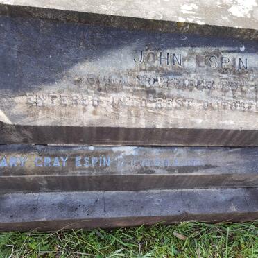 ESPIN John 1836-1905 :: ESPIN Mary Gray 1873-1963