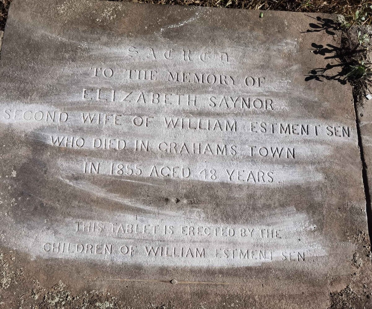 ESTMENT Elizabeth Saynor -1855