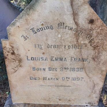 FRANK Louisa Emma 1838-1897