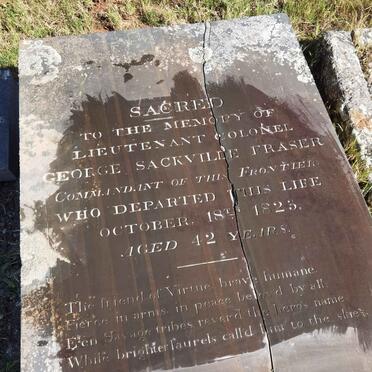 FRASER George Sackville -1823