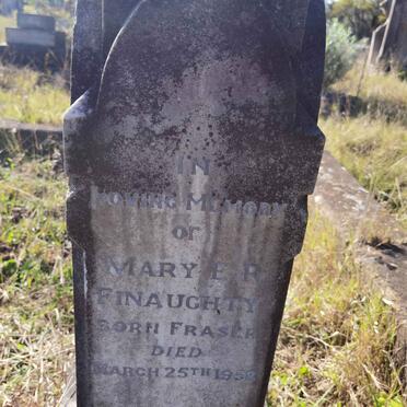 FINAUGHTY Mary E.R. nee FRASER -1958