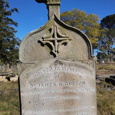 GIBSON James B. -1872