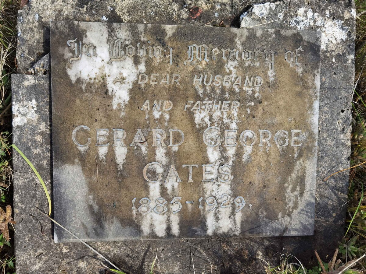 GATES Gerard George 1885-1929