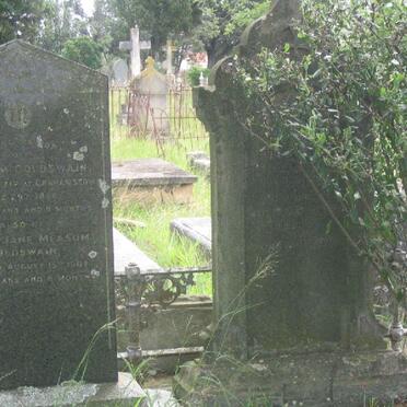 GOLDSWAIN William  -1898 &amp; Sarah Jane MEASON  -1907