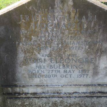 HOCHAPFEL Friedrich Karl 1880-1971 &amp; Toni Eleonore BULBRING 1897-1977