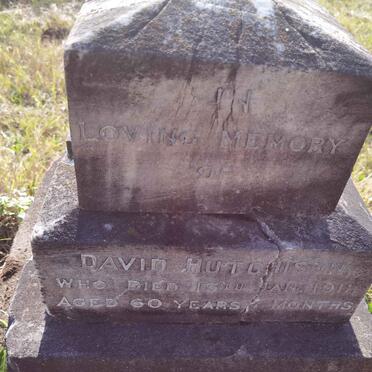 HUTCHISON David -1911