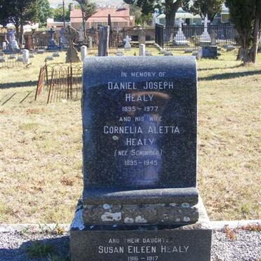 HEALY Daniel 1895-1977 &amp; Cornelia Aletta SCHIMPER 1895-1945 :: HEALY Susan Eileen 1916-1917
