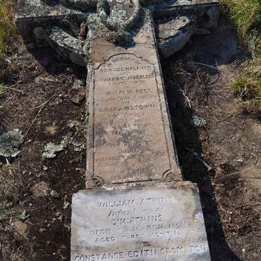 HALAHAN Samuel -1867 :: CUMBERLEGE Richard :: CUMBERLEGE Alexander -1869 :: ATKINS William -1868 :: CROMPTON Constance Edith -1868 ::