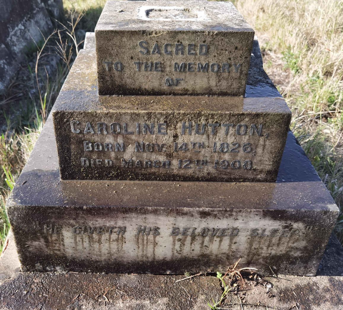 HUTTON Caroline 1826-1908