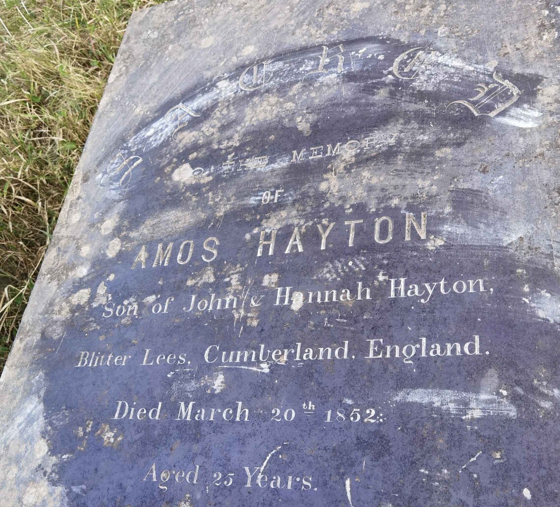 HAYTON Amos -1852