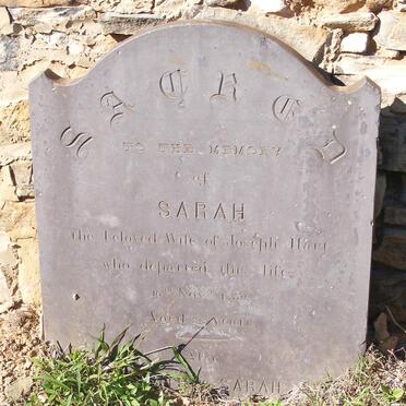 HART Sarah -1852  :: HART ? Sarah