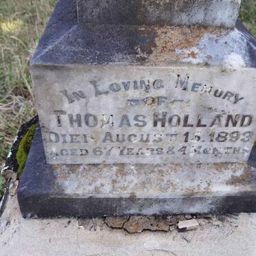 HOLLAND Thomas -1893