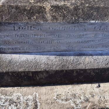 HANE Louisa Georgina Clarissa -1852