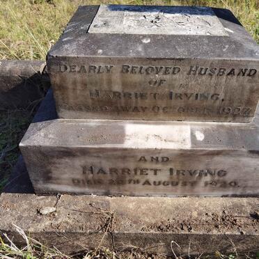 IRVING Robert Gill -1927 & Harrriet -1929