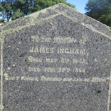 INGHAM James 1865-1896