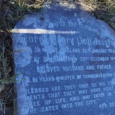 JACQUES George Henry Paul 1869-1947