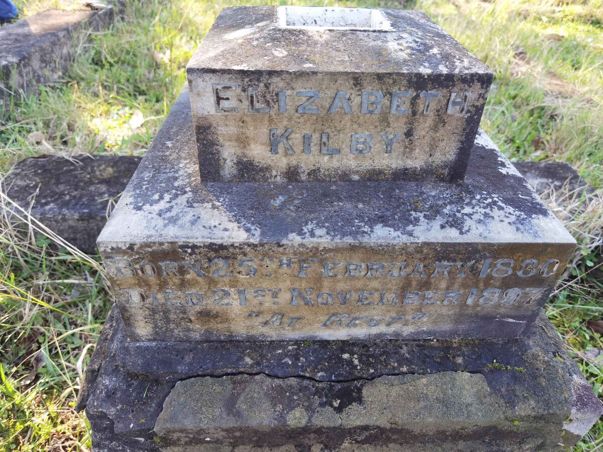 KILBY Elizabeth 1830-1897