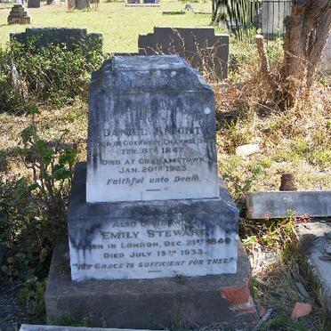 KNIGHT Daniel 1847-1923 &amp; Emily Stewart 1849-1933